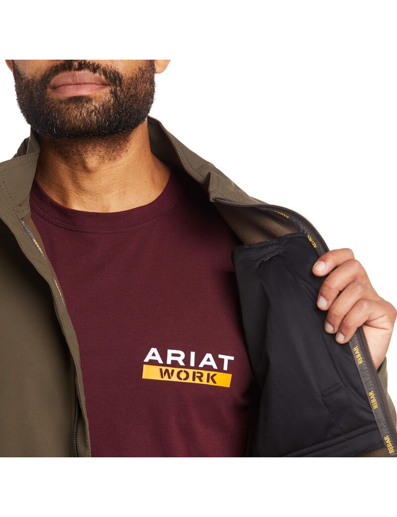 Vestes Ariat Rebar Stretch Tela Softshell Multicolore | EUE-3793273