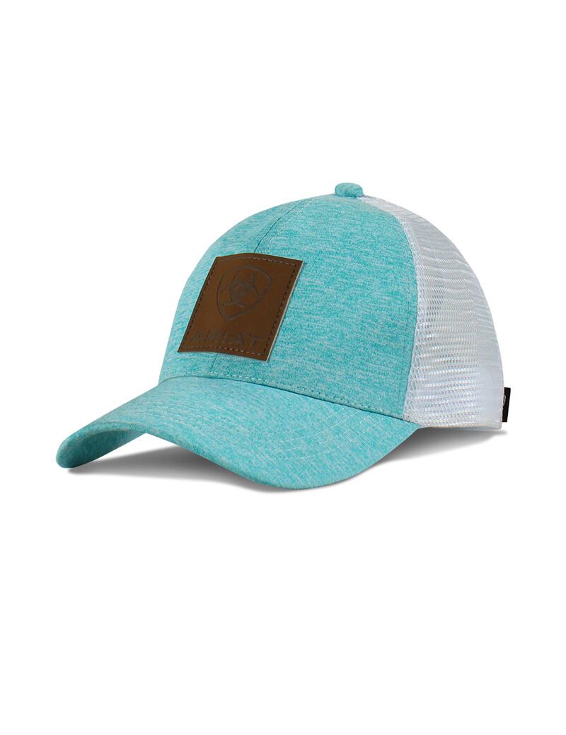 Casquettes Ariat Logo Patch Turquoise | VWE-4925316