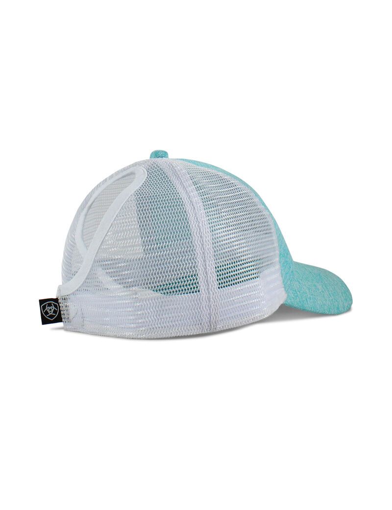 Casquettes Ariat Logo Patch Turquoise | VWE-4925316