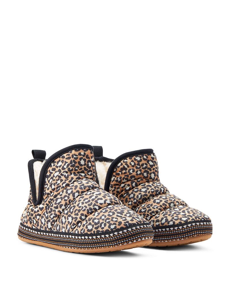 Chaussons Ariat Crius Bootie Marron Leopard | GUT-9232614