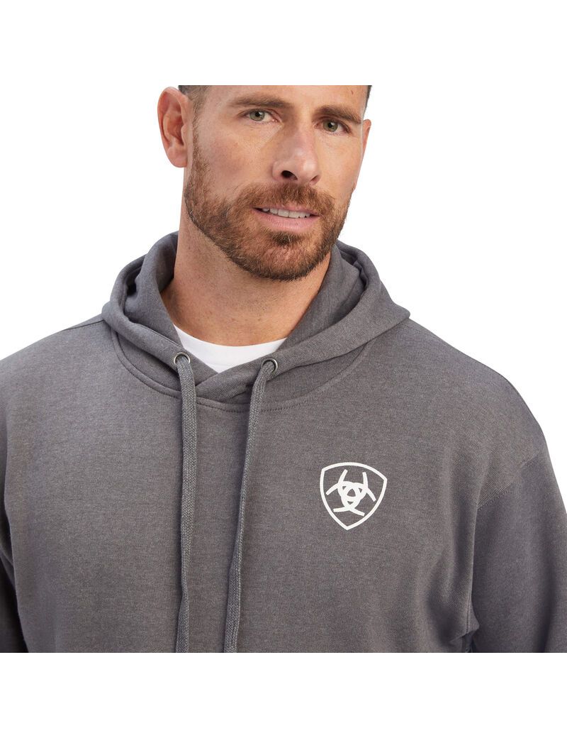 Sweats Ariat Southwest Shield Grise | SNT-1779479