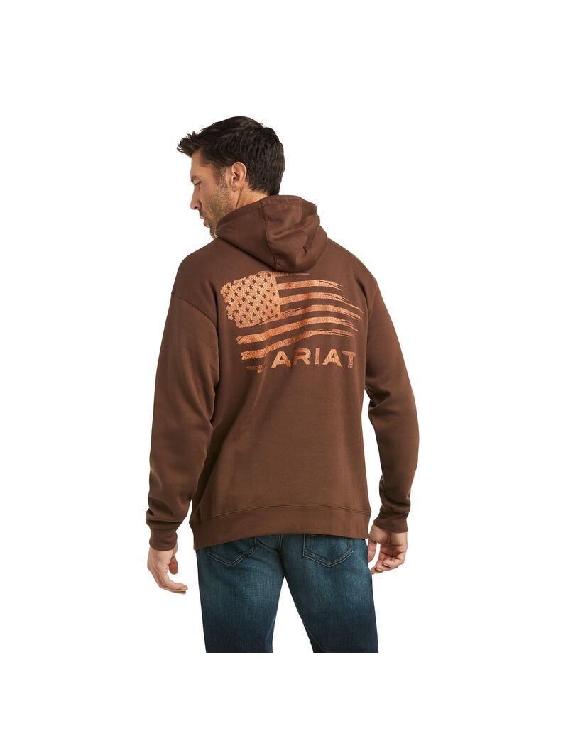 Sweats Ariat Patriot 2.0 Marron Marron | DDH-9217206