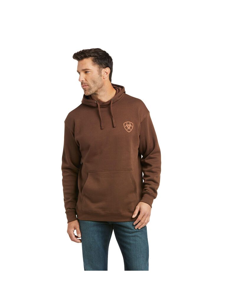 Sweats Ariat Patriot 2.0 Marron Marron | DDH-9217206