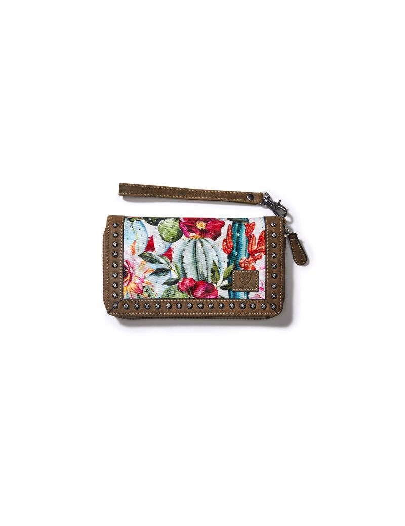 Portefeuilles Ariat Clutch Cactus Floral Multicolore | SEX-7541801