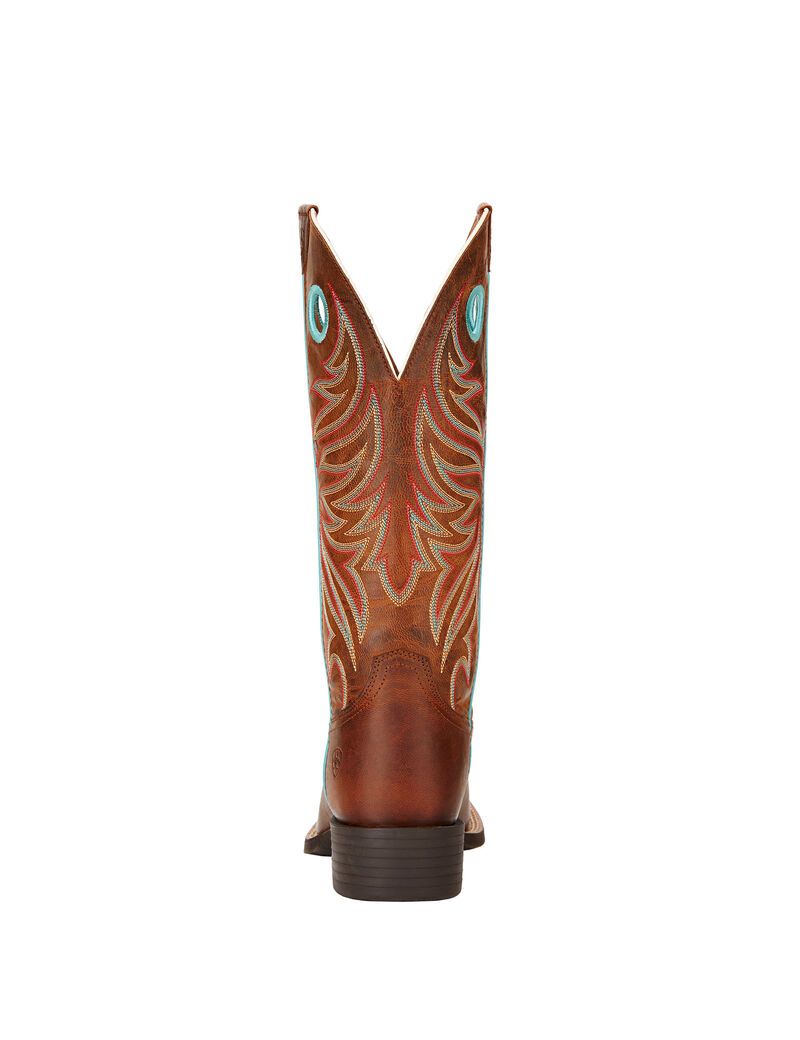 Bottes Western Ariat Round Up Ryder Marron | ROT-5502326