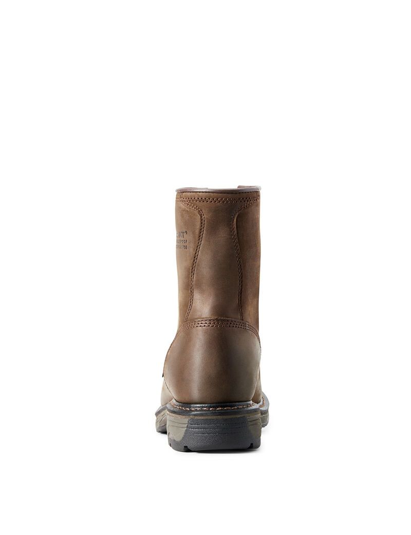 Bottes Imperméables Ariat WorkHog 8' Composite Embout Travail Marron | LNF-2234031