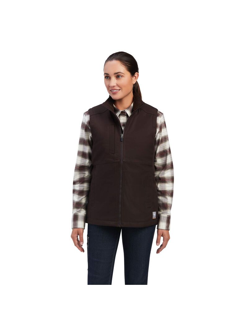 Vêtements De Travail Ariat Rebar DuraCanvas Insulated Vest Multicolore | YDO-0948651