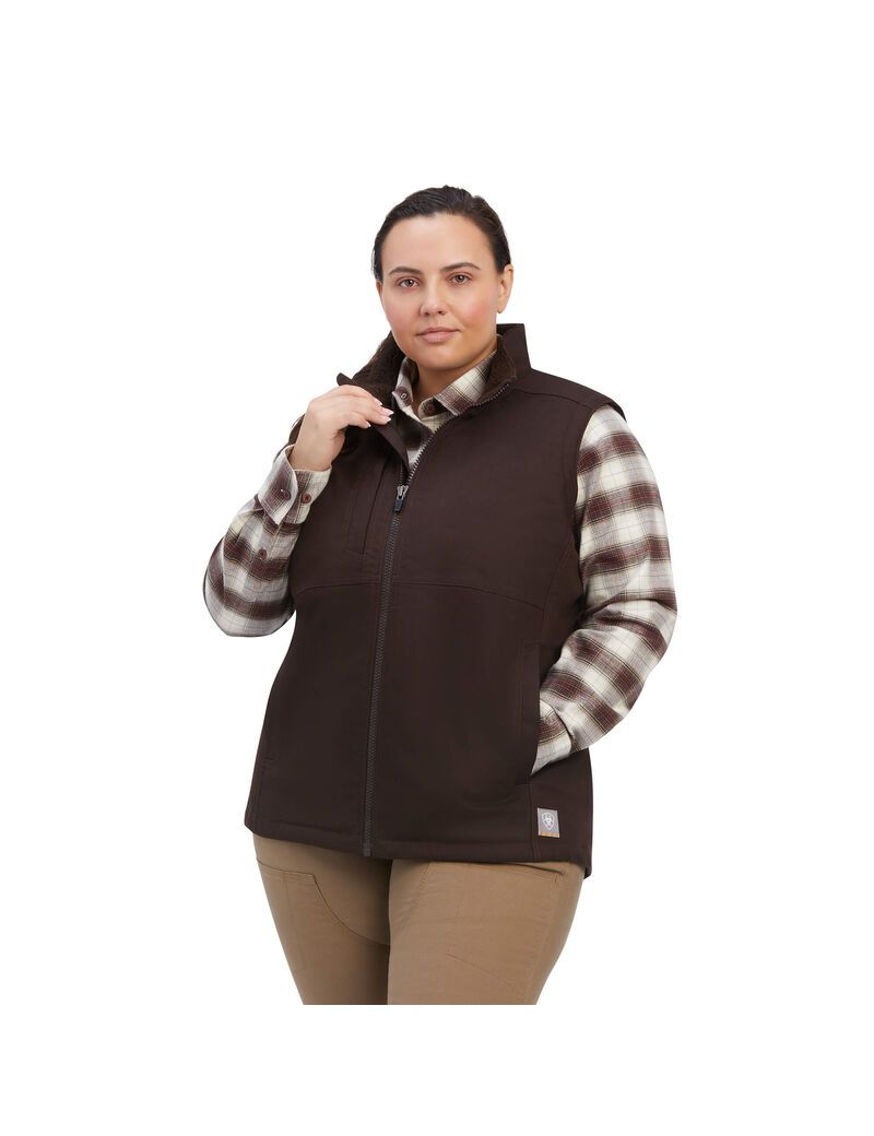 Vêtements De Travail Ariat Rebar DuraCanvas Insulated Vest Multicolore | YDO-0948651