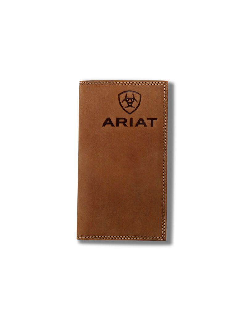 Portefeuilles Ariat Rodeo Stacked Logo Marron | UUM-3677394