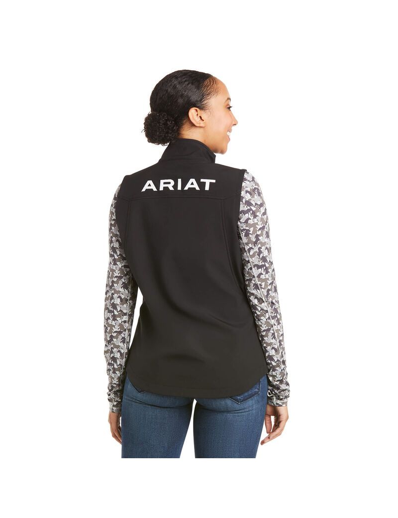 Gilet Ariat New Team Softshell Noir | ZWT-1875134