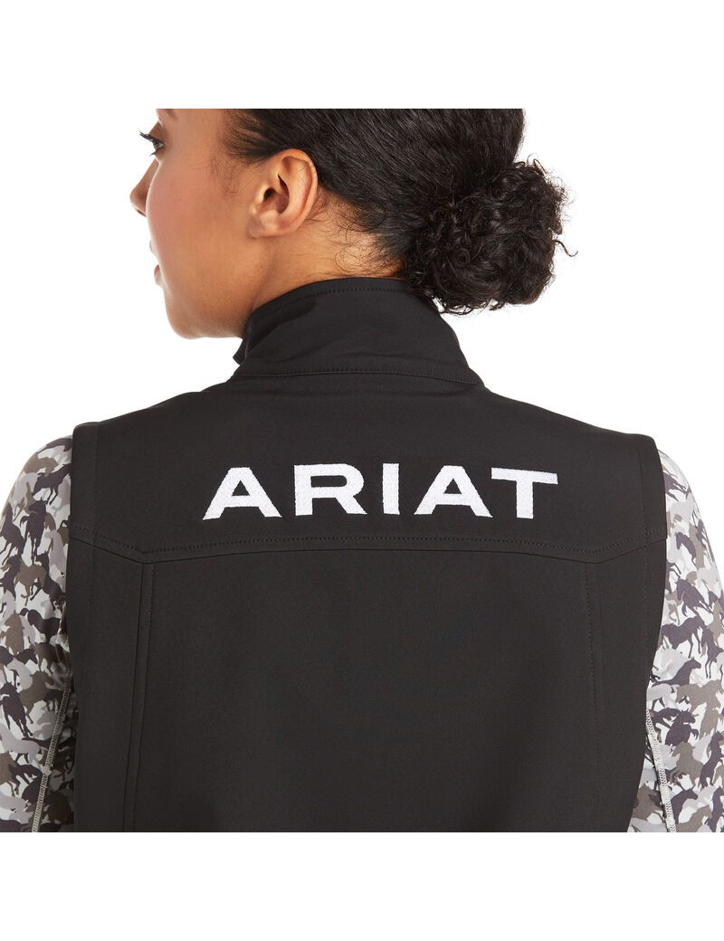 Gilet Ariat New Team Softshell Noir | ZWT-1875134