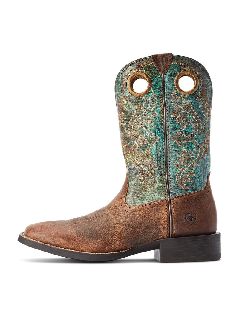 Bottes Western Ariat Sport Rodeo Marron | ZEO-2874572