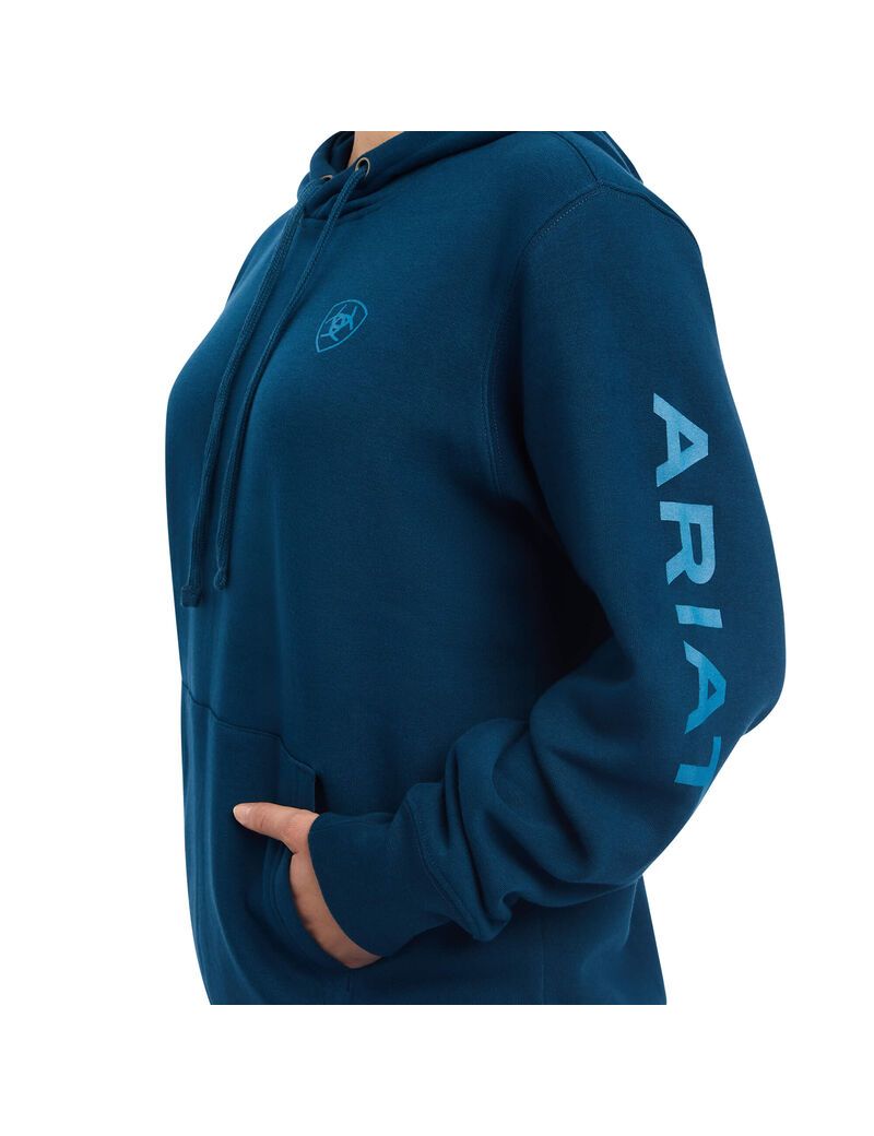 Sweat à Capuche Ariat REAL Classiche Arm Logo Multicolore | RKF-6721104