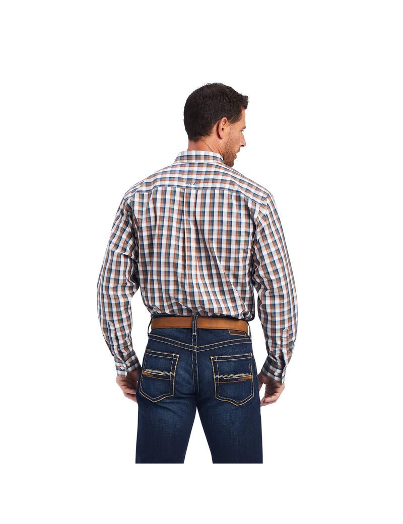 Chemises De Costume Ariat Wrinkle Free Scout Classiche Fit Multicolore | UVE-2833636