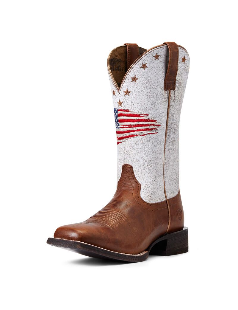 Bottes Western Ariat Circuit Patriot Multicolore | JXC-0484789