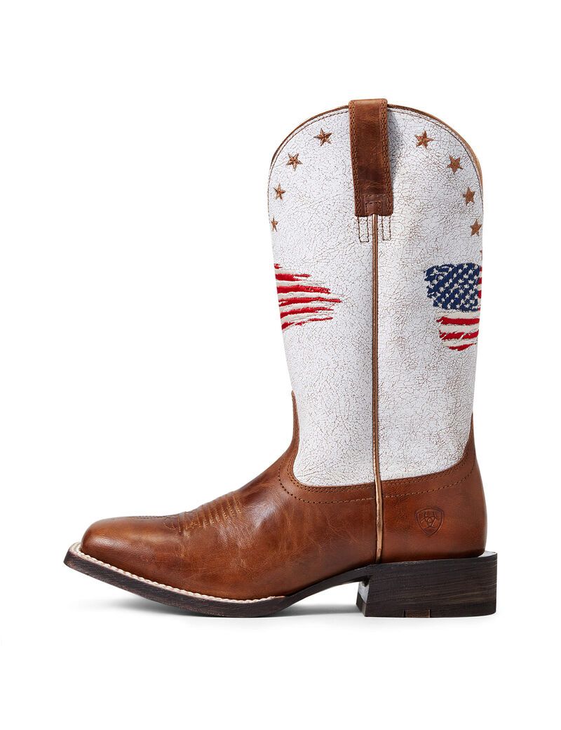 Bottes Western Ariat Circuit Patriot Multicolore | JXC-0484789