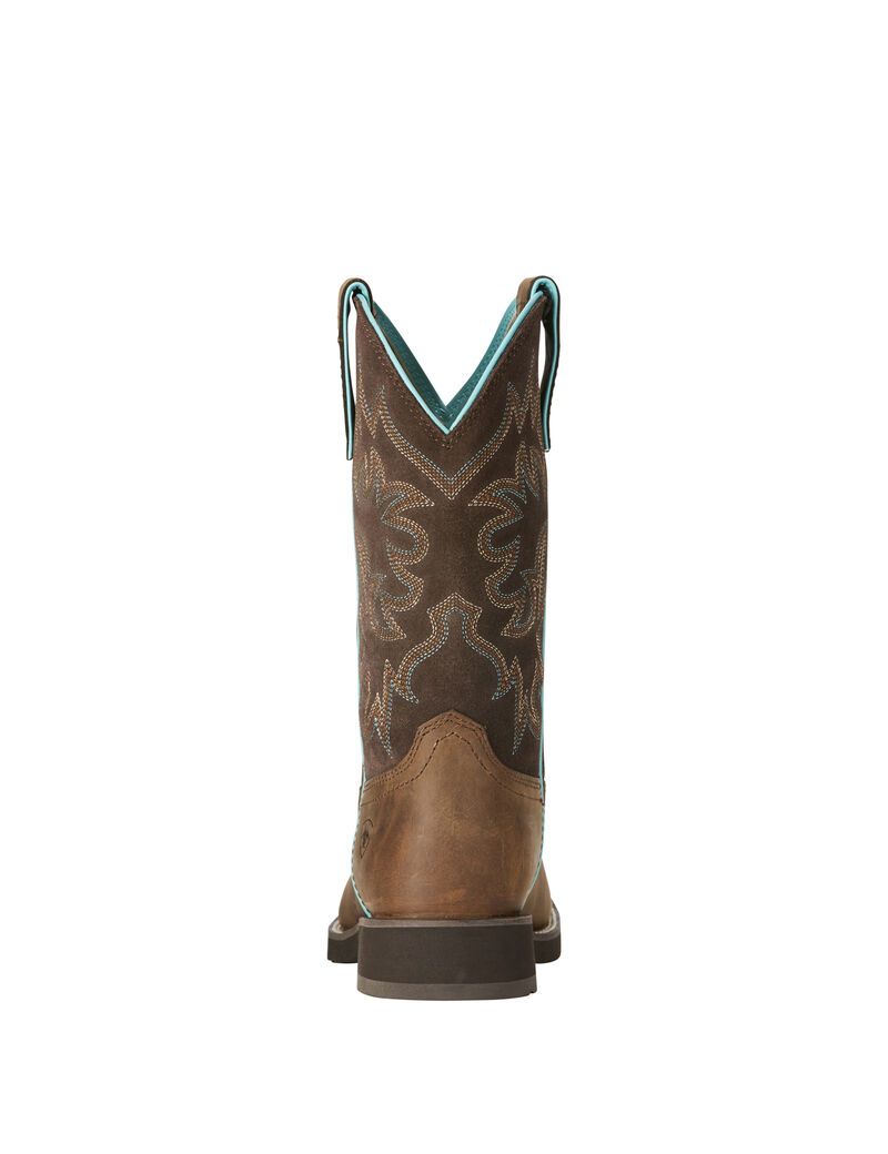 Bottes Western Ariat Delilah Round Embout Marron | NUU-9022698