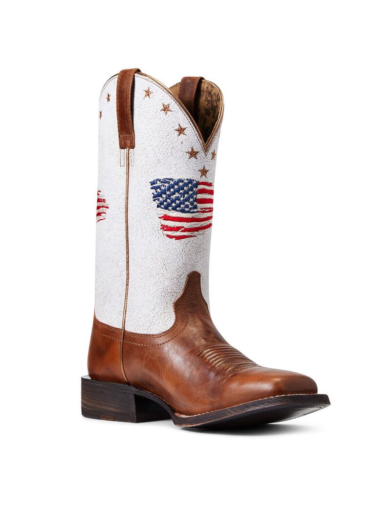 Bottes Western Ariat Circuit Patriot Multicolore | JXC-0484789