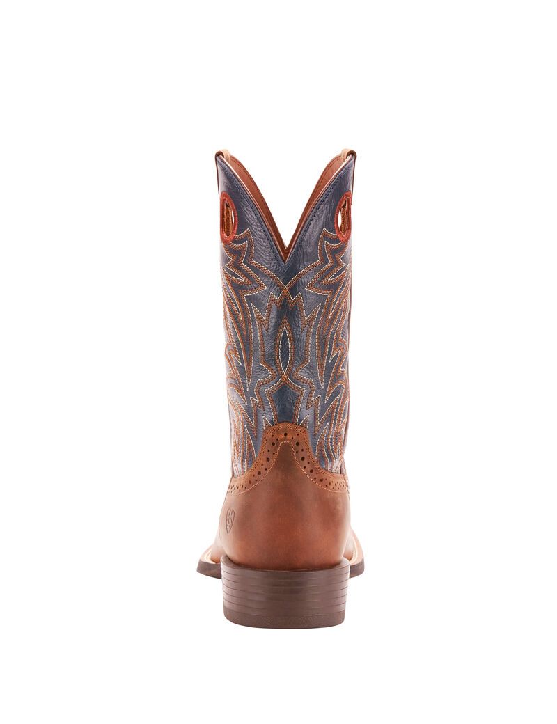 Bottes Western Ariat Sport Sidebet Marron | BUJ-6349586