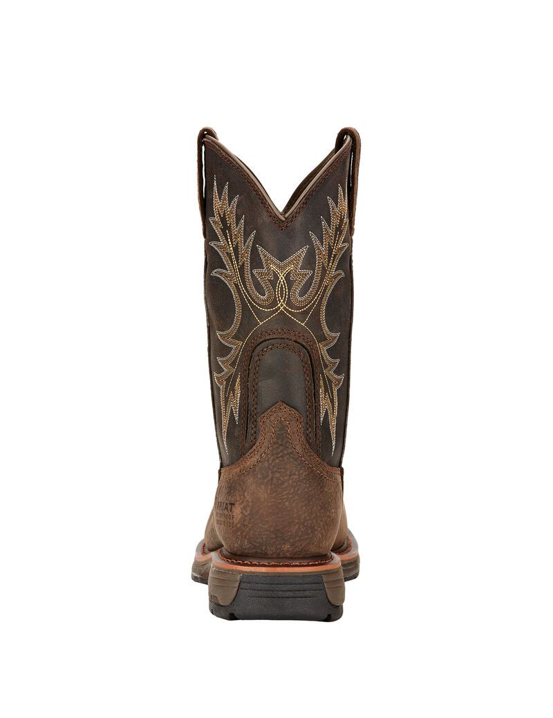 Bottes Imperméables Ariat WorkHog Composite Embout Travail Marron | LHI-1964707