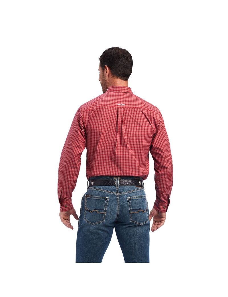 Chemises De Costume Ariat Pro Series Norwell Fitted Rouge | RRJ-8840861