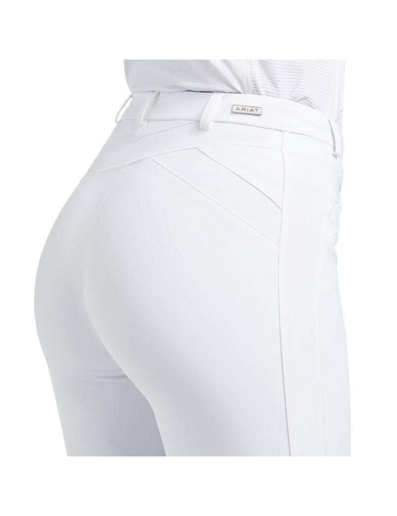 Pantalon Ariat Triton Grip Knee Patch Breech Blanche | GFF-1479426