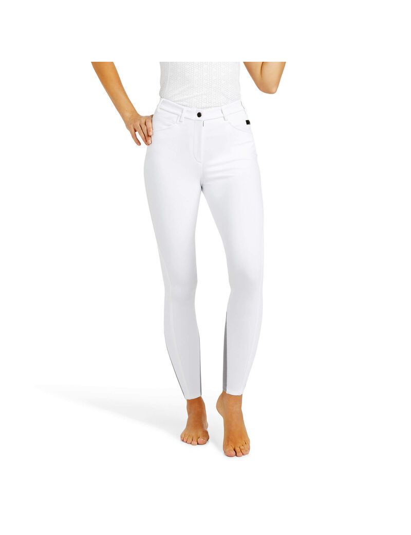 Pantalon Ariat Speranza Knee Patch Breech Blanche | UDP-6653572