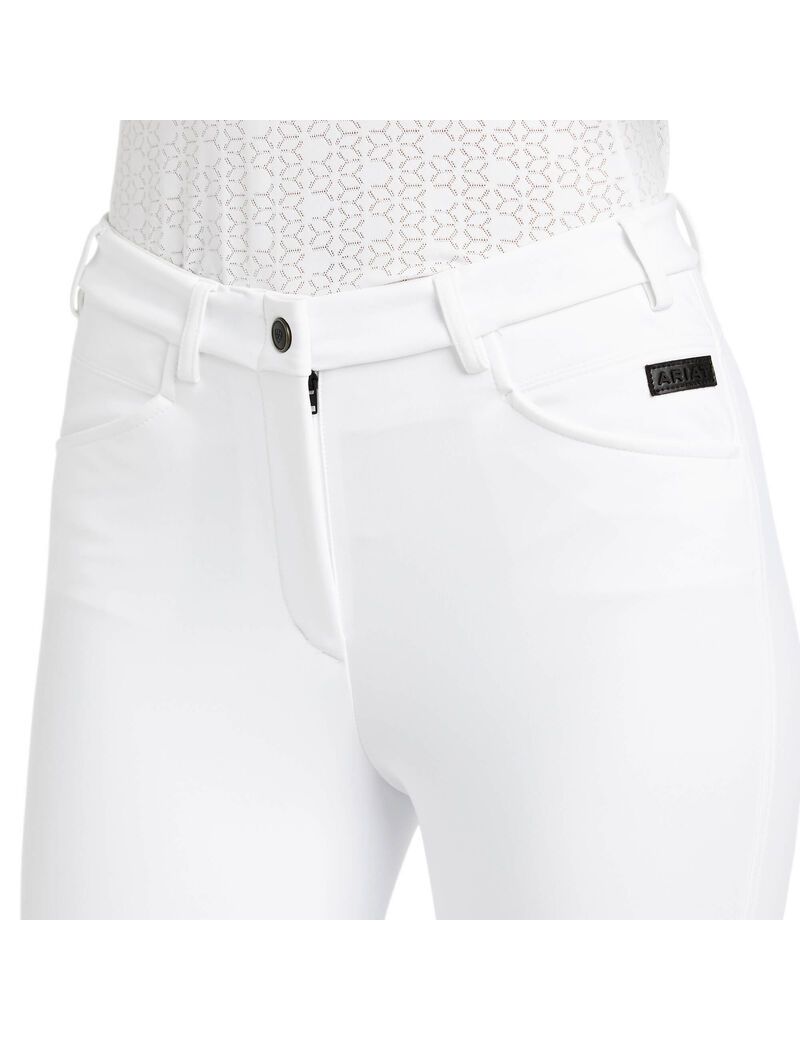 Pantalon Ariat Speranza Knee Patch Breech Blanche | UDP-6653572