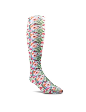 Chaussettes Ariat Floral Watercolor Knee High Vert | DAP-8135297