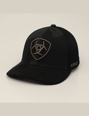 Casquettes Ariat Shield embossed Noir | RZO-5336122