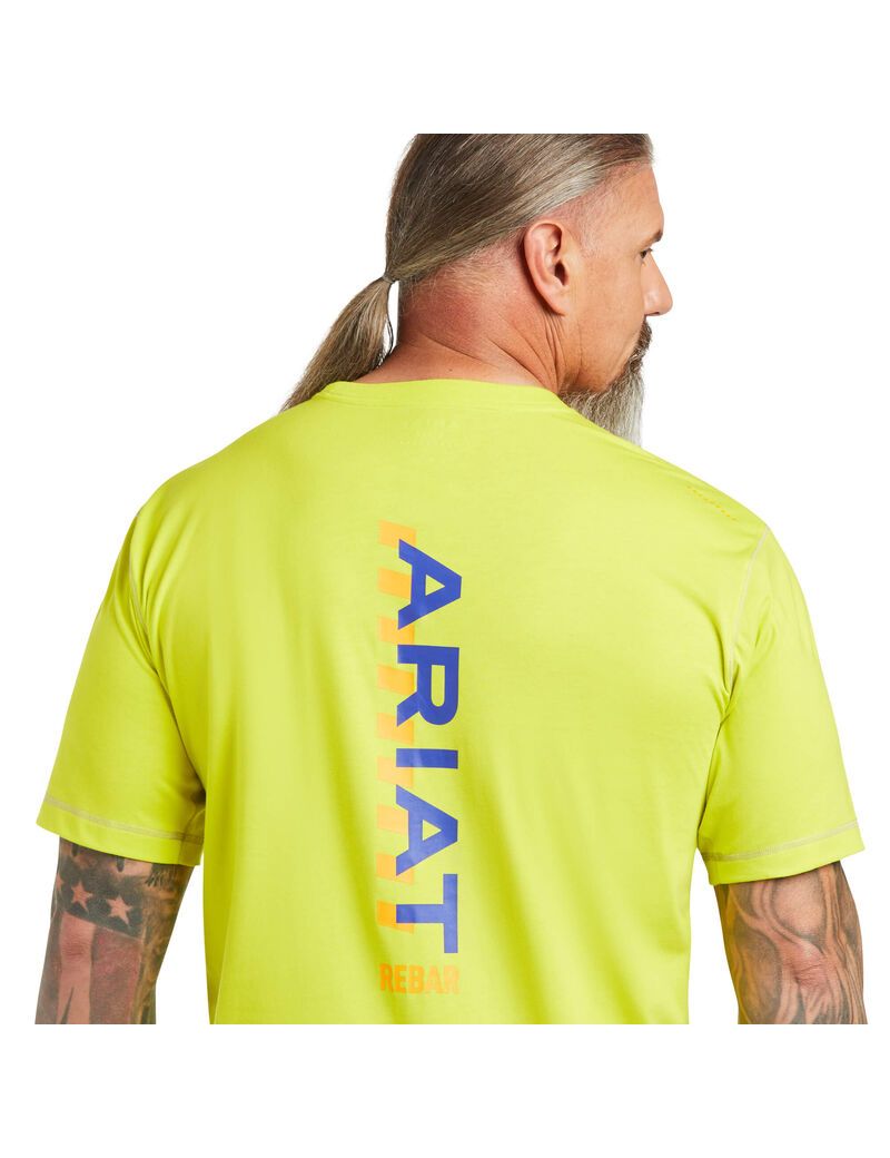 Vêtements De Travail Ariat Rebar Workman Logo T Shirts Multicolore | YIO-0797651