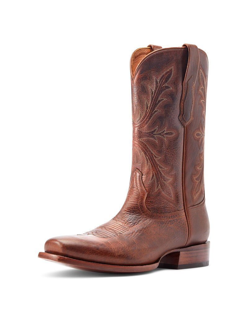 Bottes Western Ariat Bench Made Stilwell Marron | PKS-9661195