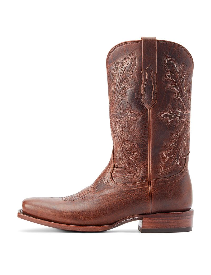 Bottes Western Ariat Bench Made Stilwell Marron | PKS-9661195