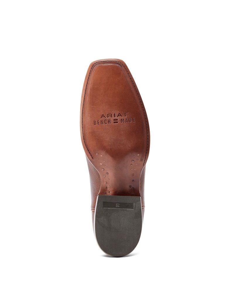 Bottes Western Ariat Bench Made Stilwell Marron | PKS-9661195