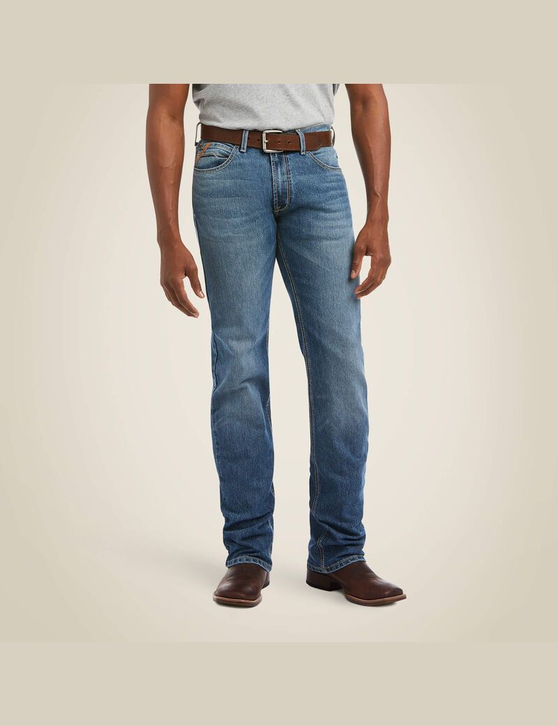 Jean Ariat M5 Slim Stretch Santiago Droit Multicolore | XFO-2155988