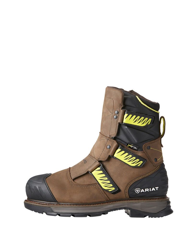 Bottes Imperméables Ariat Catalyst VX 8' MetGuard Composite Embout Travail Marron | YWC-6896384