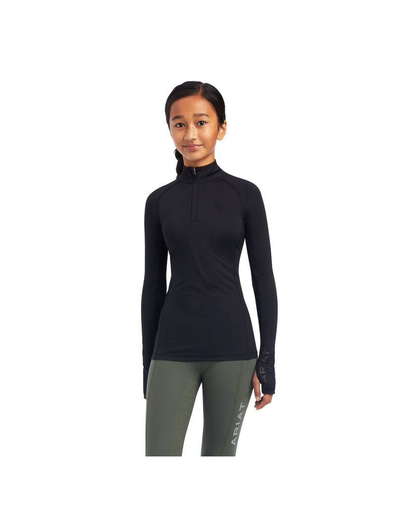 Hauts Ariat Lowell 2.0 1/4 Zip Noir | BHQ-9308770