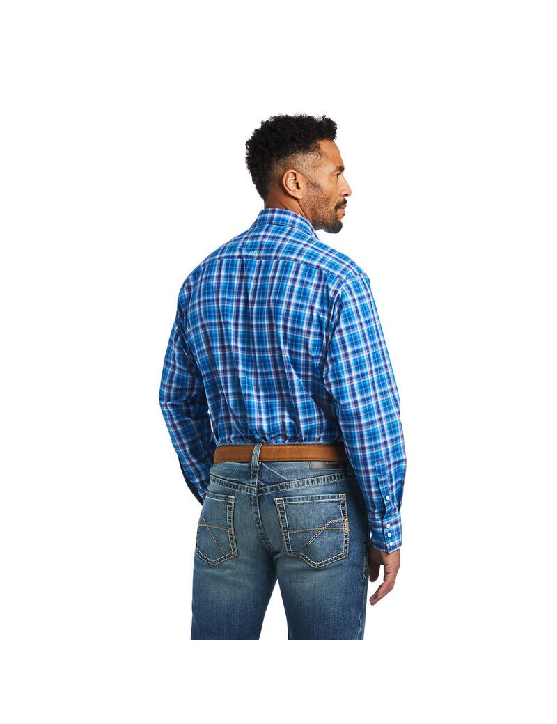 Chemises De Costume Ariat Pro Series Mason Classiche Fit Bleu | ILC-3586822