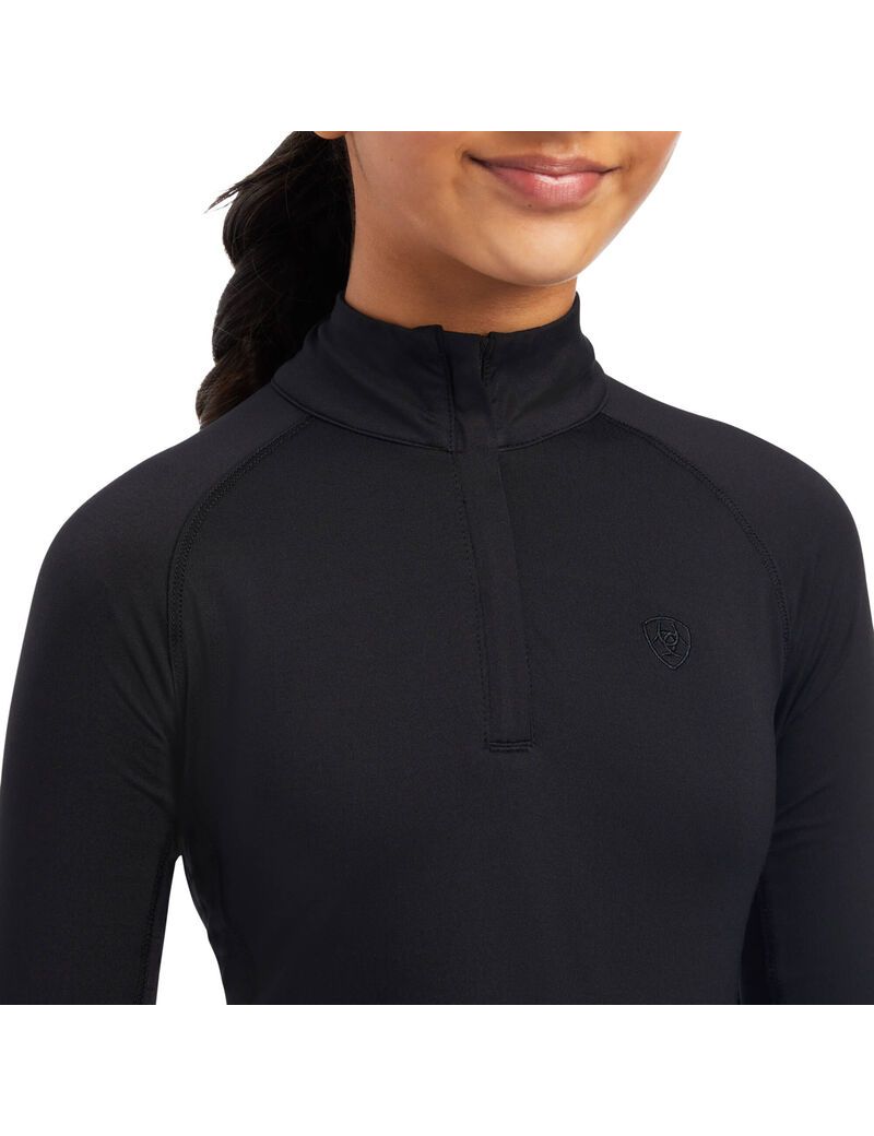 Hauts Ariat Lowell 2.0 1/4 Zip Noir | BHQ-9308770