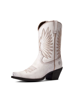 Bottines Ariat Goldie Western Blanche | MZM-5929975