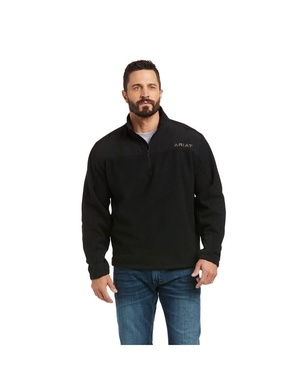 Sweats Ariat Basis 2.0 1/4 Zip Noir | RQC-5537594