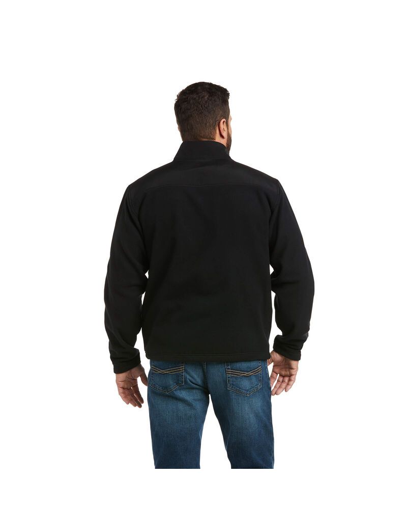 Sweats Ariat Basis 2.0 1/4 Zip Noir | RQC-5537594