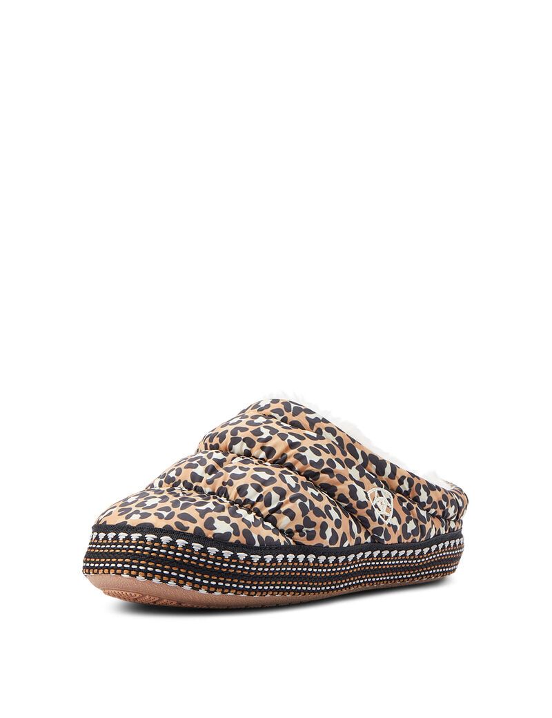 Chaussons Ariat Crius Clog Marron Leopard | MOP-8558593