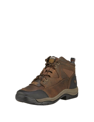 Bottes Randonnée Ariat Terrain Larges Square Embout Steel Embout Travail Marron | VCZ-0534902