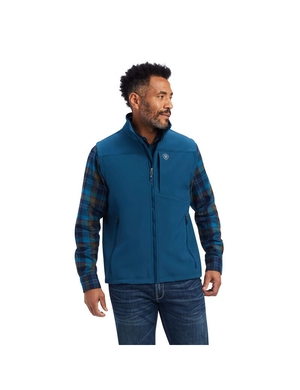 Gilet Ariat Logo 2.0 Softshell Bleu | DZZ-0784736