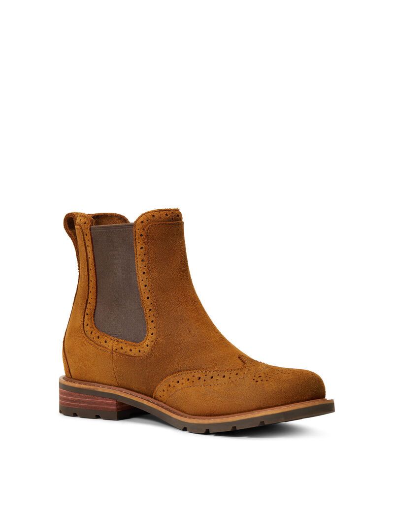 Bottes Imperméables Ariat Wexford Brogue Imperméables Orange | CAK-0908610