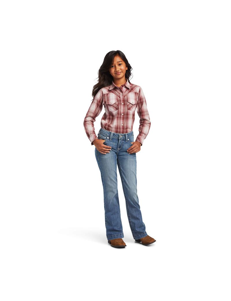 Chemises De Costume Ariat REAL Plaid Multicolore | CET-7895205