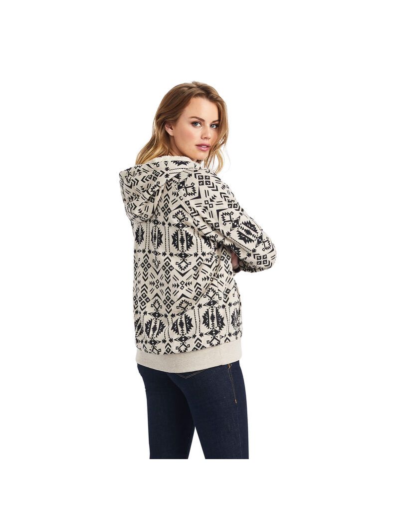 Sweat à Capuche Ariat REAL Sherpa Full Zip Multicolore | MGP-3262445