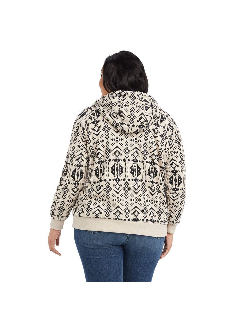 Sweat à Capuche Ariat REAL Sherpa Full Zip Multicolore | MGP-3262445