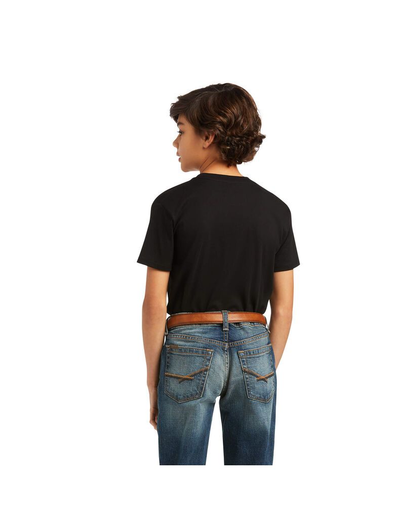 T Shirts Ariat Viva Mexico Noir | NZT-1837713